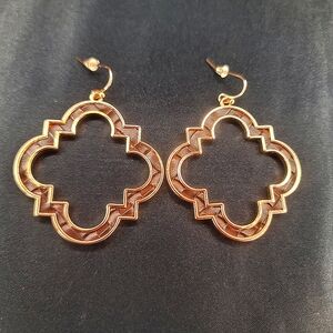 Moraccan Braided Leather Dangle Earrings